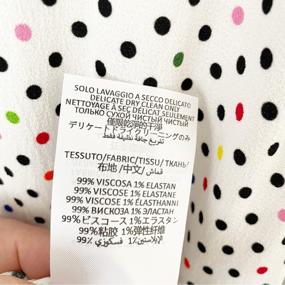 NWOT CHRISTOPHER KANE
Polka Dot Tie Neck Dress - White size 12 - Picture 15 of 16